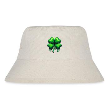 Four-leaf clover - Stanley/Stella Recycled Bucket Hat - natural - Front