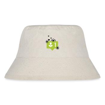 Like Flowers - Stanley/Stella recycelter Bucket Hat - Naturweiß - Vorne