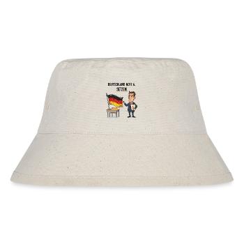 Deutschland Note 6 - Stanley/Stella recycelter Bucket Hat - Naturweiß - Vorne