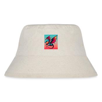 dragon - Stanley/Stella Recycled Bucket Hat - natural - Front