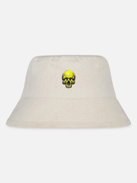 Neon X Totenkopf - Stanley/Stella recycelter Bucket Hat - Naturweiß