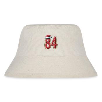 84 Number Biscuit Christmas - Stanley/Stella Recycled Bucket Hat - natural - Front
