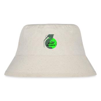 Explosive Erde - Stanley/Stella recycelter Bucket Hat - Naturweiß - Vorne