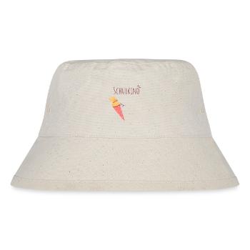 Schulkind Eiskegel Design - Stanley/Stella Recycled Bucket Hat - natural - Front