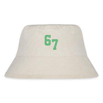 6 7 – Trendy minimalist text design, - Stanley/Stella Recycled Bucket Hat - natural - Front
