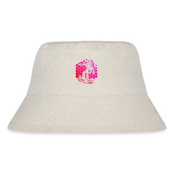 Vintage Snowboard Design für Snowboard - Stanley/Stella recycelter Bucket Hat - Naturweiß - Vorne