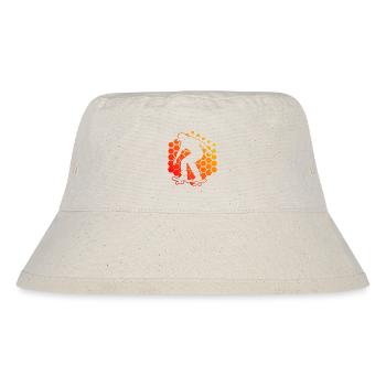 Funny skater motif - Stanley/Stella Recycled Bucket Hat - natural - Front
