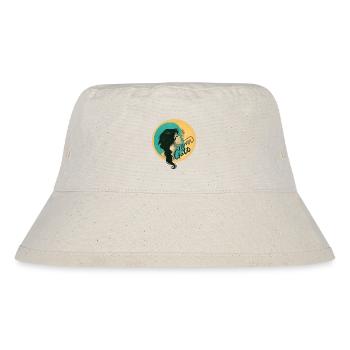 Mondbeschienene Umarmung - Stanley/Stella recycelter Bucket Hat - Naturweiß - Vorne