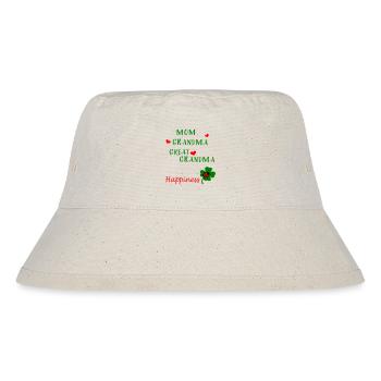 Mom  Grandma - Stanley/Stella recycelter Bucket Hat - Naturweiß - Vorne