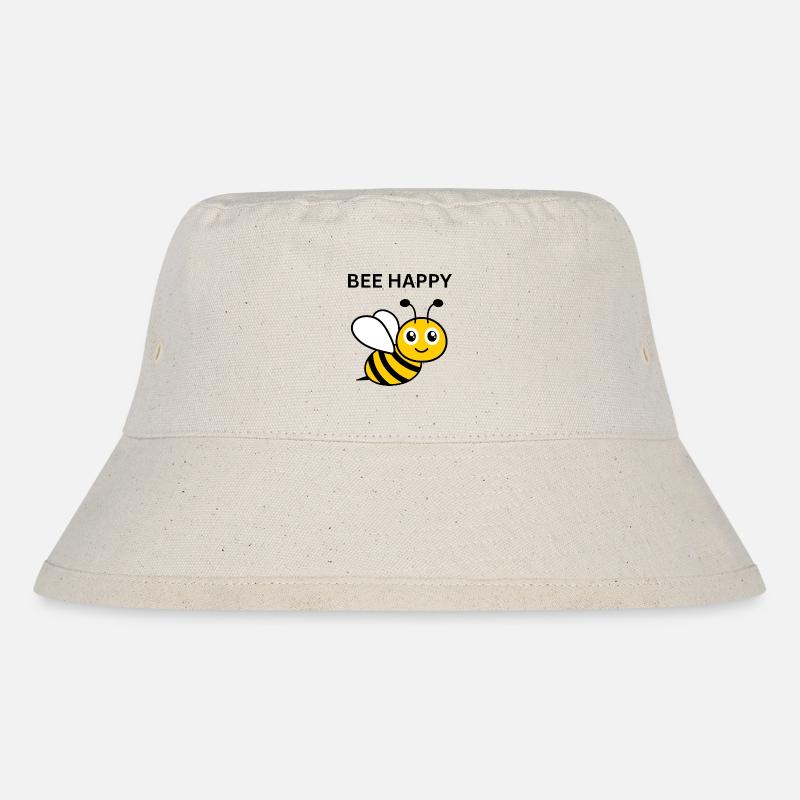 BEE HAPPY - Bob recyclé Stanley/Stella - blanc naturel