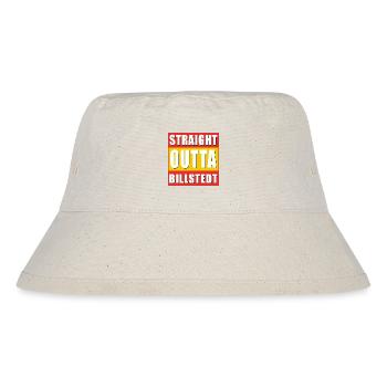 Straight outta Billstedt - Stanley/Stella recycelter Bucket Hat - Naturweiß - Vorne