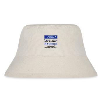 Hamburg , Tradition , Fußball Fan , Nobody (25) - Stanley/Stella recycelter Bucket Hat - Naturweiß - Vorne