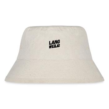 mir ist so langweilig - Stanley/Stella recycelter Bucket Hat - Naturweiß - Vorne
