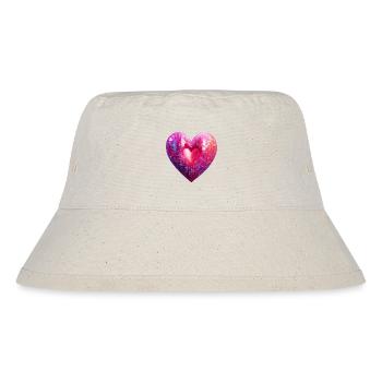 Heart for art lovers - Stanley/Stella Recycled Bucket Hat - natural - Front