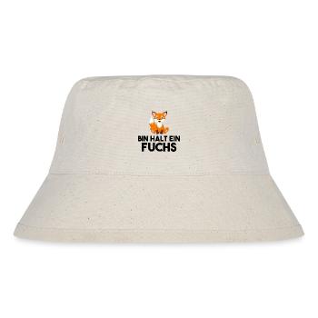 Bin Halt Ein Fuchs - Stanley/Stella recycelter Bucket Hat - Naturweiß - Vorne