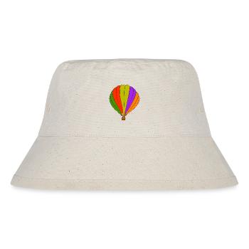 heissluftballon ballon luftfahrt - Stanley/Stella recycelter Bucket Hat - Naturweiß - Vorne
