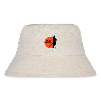 GIB SAMURAI NIEMALS AUF - Stanley/Stella recycelter Bucket Hat - Naturweiß - Vorne