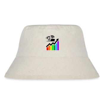 Better results colored graph girl laptop - Stanley/Stella Recycled Bucket Hat - natural - Front