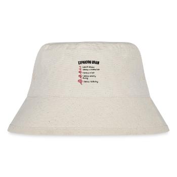 Expanding Brain Meme - Stanley/Stella Recycled Bucket Hat - natural - Front