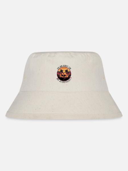 Ich bin bereit für die Altersteilzeit - Ruhestand - Stanley/Stella recycelter Bucket Hat - Naturweiß