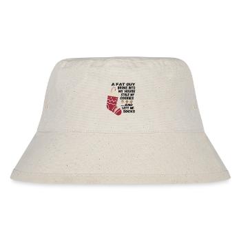 Lustiger Nikolaus Spruch - Ein dicker Kerl ....... - Stanley/Stella recycelter Bucket Hat - Naturweiß - Vorne