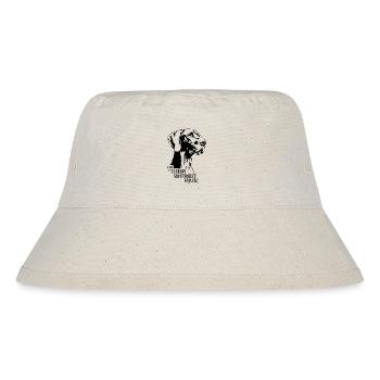 Loved by a German Shorthaired Pointer Hundespruch - Stanley/Stella recycelter Bucket Hat - Naturweiß - Vorne