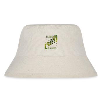 Love Games - Stanley/Stella Recycled Bucket Hat - natural - Front