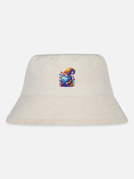 Gnom-Goblin-Elf - Stanley/Stella recycelter Bucket Hat - Naturweiß