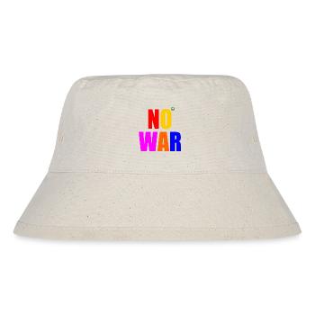 No war - Stanley/Stella recycelter Bucket Hat - Naturweiß - Vorne