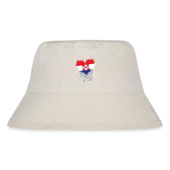 Croatia hrvatska croatia hrv hr travel tourism - Stanley/Stella Recycled Bucket Hat - natural - Front