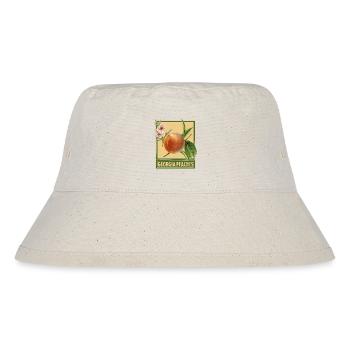 Georgia Peaches / Summer Design - Stanley/Stella Recycled Bucket Hat - natural - Front