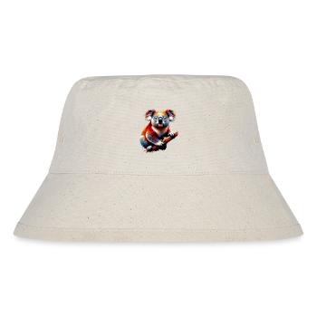 Koala - Stanley/Stella recycelter Bucket Hat - Naturweiß - Vorne