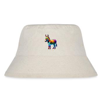 Esel-Maultier - Stanley/Stella recycelter Bucket Hat - Naturweiß - Vorne