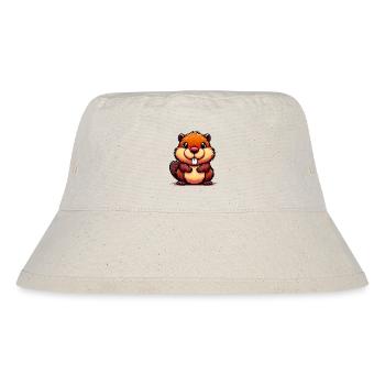 Bieber - Stanley/Stella recycelter Bucket Hat - Naturweiß - Vorne