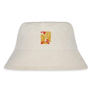 Blumen - Frühling - Blüten - Stanley/Stella recycelter Bucket Hat - Naturweiß - Vorne