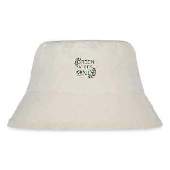Eco Friendly Green Vibes Only Earth Love - Stanley/Stella Recycled Bucket Hat - natural - Front