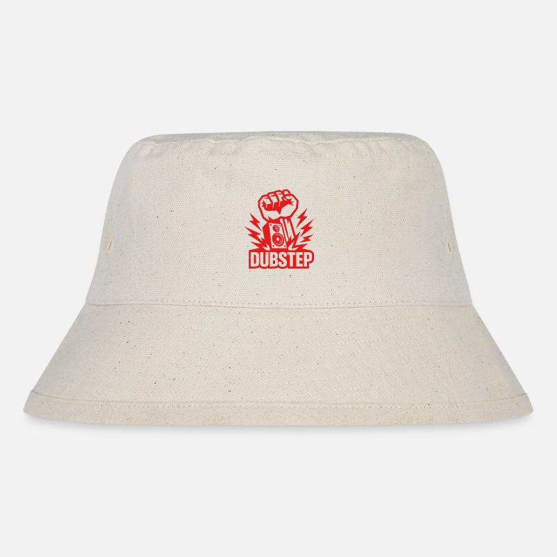 Dubstep Power - Stanley/Stella recycelter Bucket Hat - Naturweiß