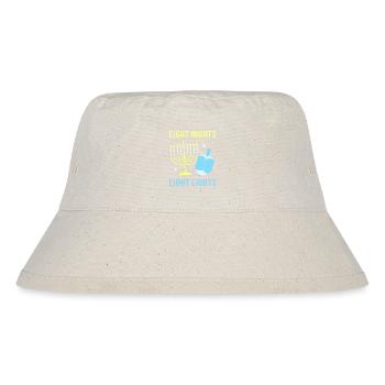 Hanukkah Chanukkah Hanukah - Stanley/Stella recycelter Bucket Hat - Naturweiß - Vorne