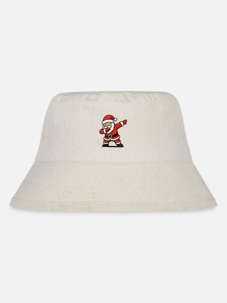Santa Dab Tanzen Comic - Stanley/Stella recycelter Bucket Hat - Naturweiß