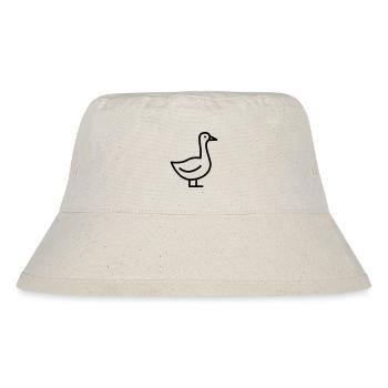 Gans - Stanley/Stella recycelter Bucket Hat - Naturweiß - Vorne