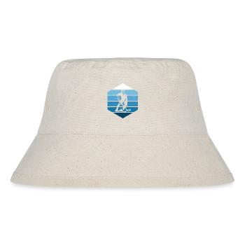 Characterful floorball design - Stanley/Stella Recycled Bucket Hat - natural - Front