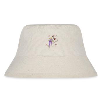 Glyzinienblüten voller Leichtigkeit, Ruhe und Zen - Stanley/Stella recycelter Bucket Hat - Naturweiß - Vorne