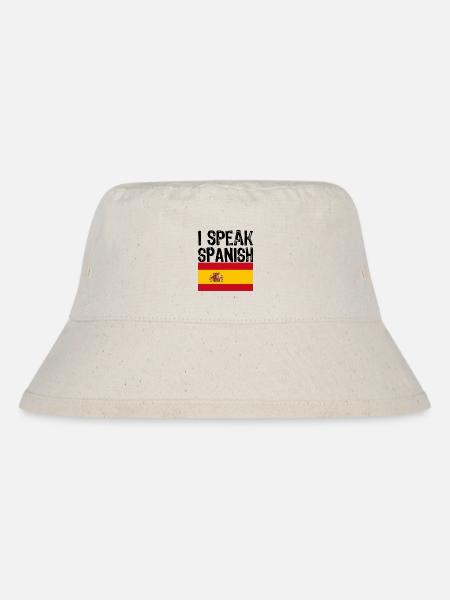 Je parle ESPAGNOL cadeau unique pour l’Espagne - Bob recyclé Stanley/Stella - blanc naturel