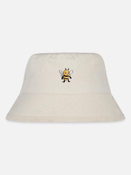 Süße Biene - Stanley/Stella recycelter Bucket Hat - Naturweiß