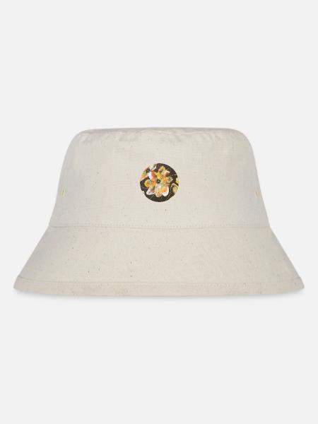 Creative play of colours hand-painted by Martina Eßer - Stanley/Stella Recycled Bucket Hat - natural