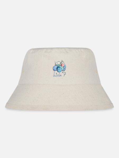 Schaf auf Wolle 7 - Stanley/Stella recycelter Bucket Hat - Naturweiß