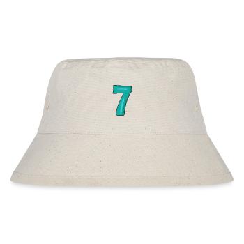 Nummer 7 - Stanley/Stella recycelter Bucket Hat - Naturweiß - Vorne