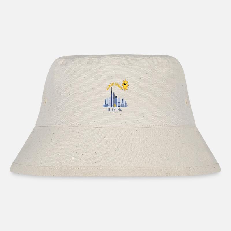 La silhouette de Philly Toujours ensoleillée - Bob recyclé Stanley/Stella - blanc naturel