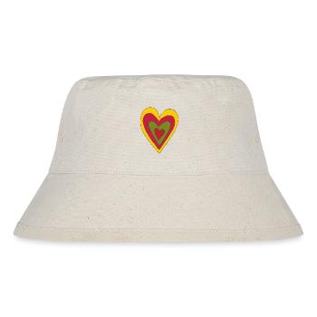 4 hearts in one - Stanley/Stella Recycled Bucket Hat - natural - Front