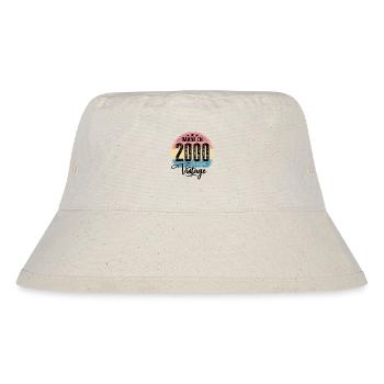 Vintage Made in 2000 Year of birth 2000 Birthday - Stanley/Stella Recycled Bucket Hat - natural - Front